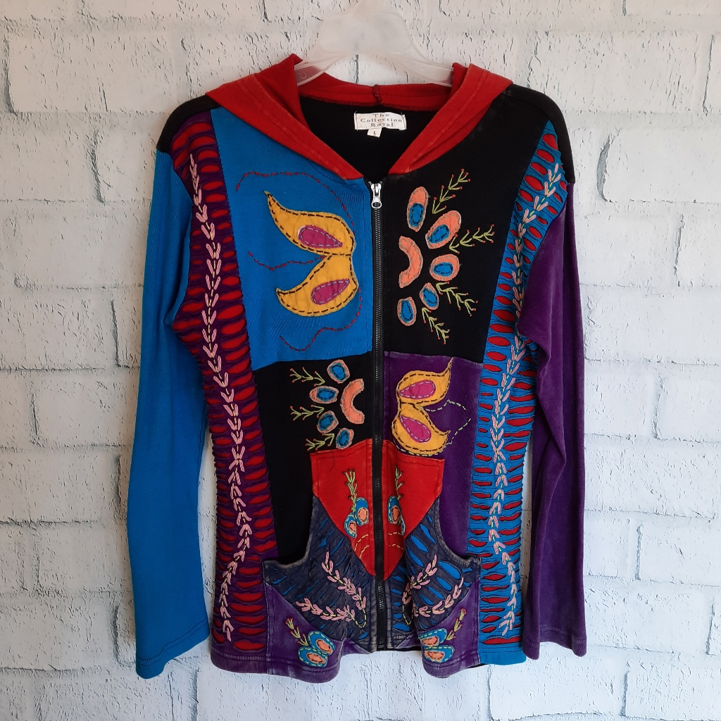 HandStitched Zip Up Made In Nepal HandStitched Zip Up Made In Nepal